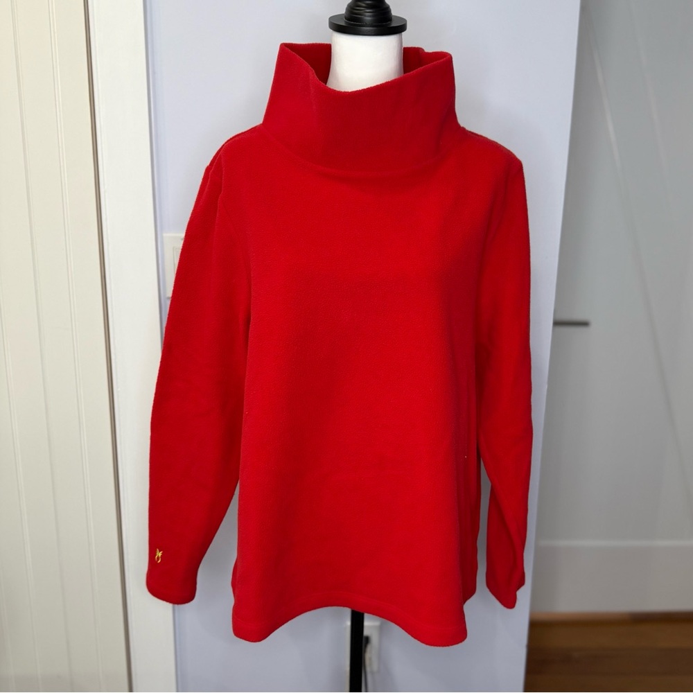 Dudley Stephens Greenpoint Vello Fleece Red turtleneck. Size XXL, like new